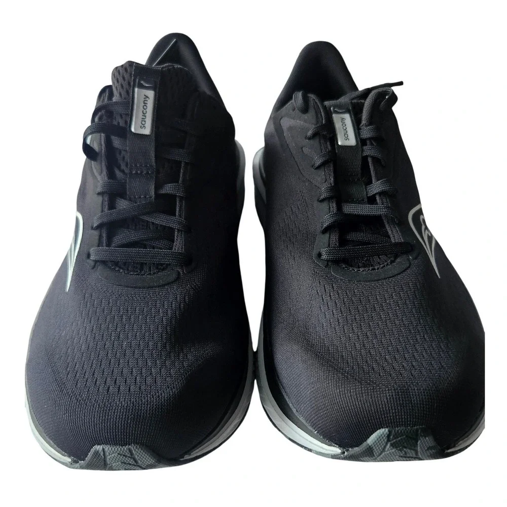 Saucony Echelon 10 Mens Running Shoes Black Silver S21046-100 Size 12 X-Wide